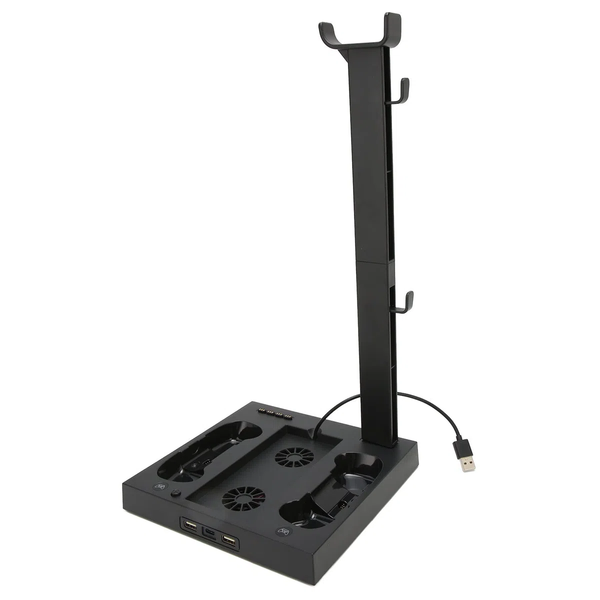 Supporto di Ricarica con Ventola di Raffreddamento per Console di Gioco e Controller Series S, Accessori Dock per Stazione di Ricarica Doppia Verticale con Batteria