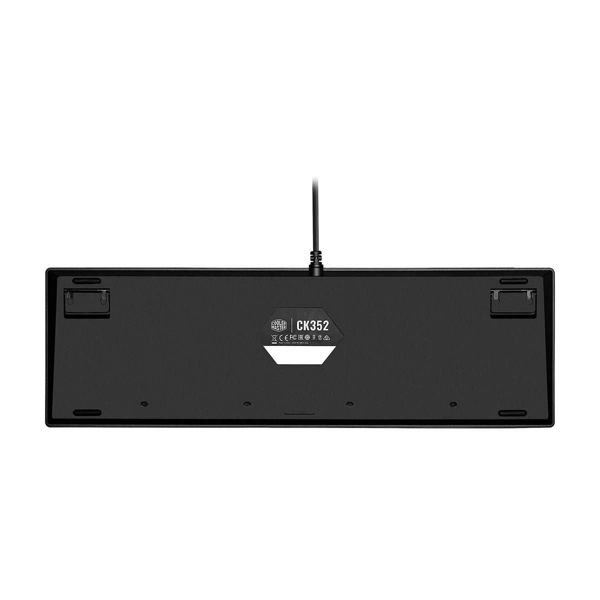 Cooler Master CK352 Gaming Tastatur, MX-Rosso - nero