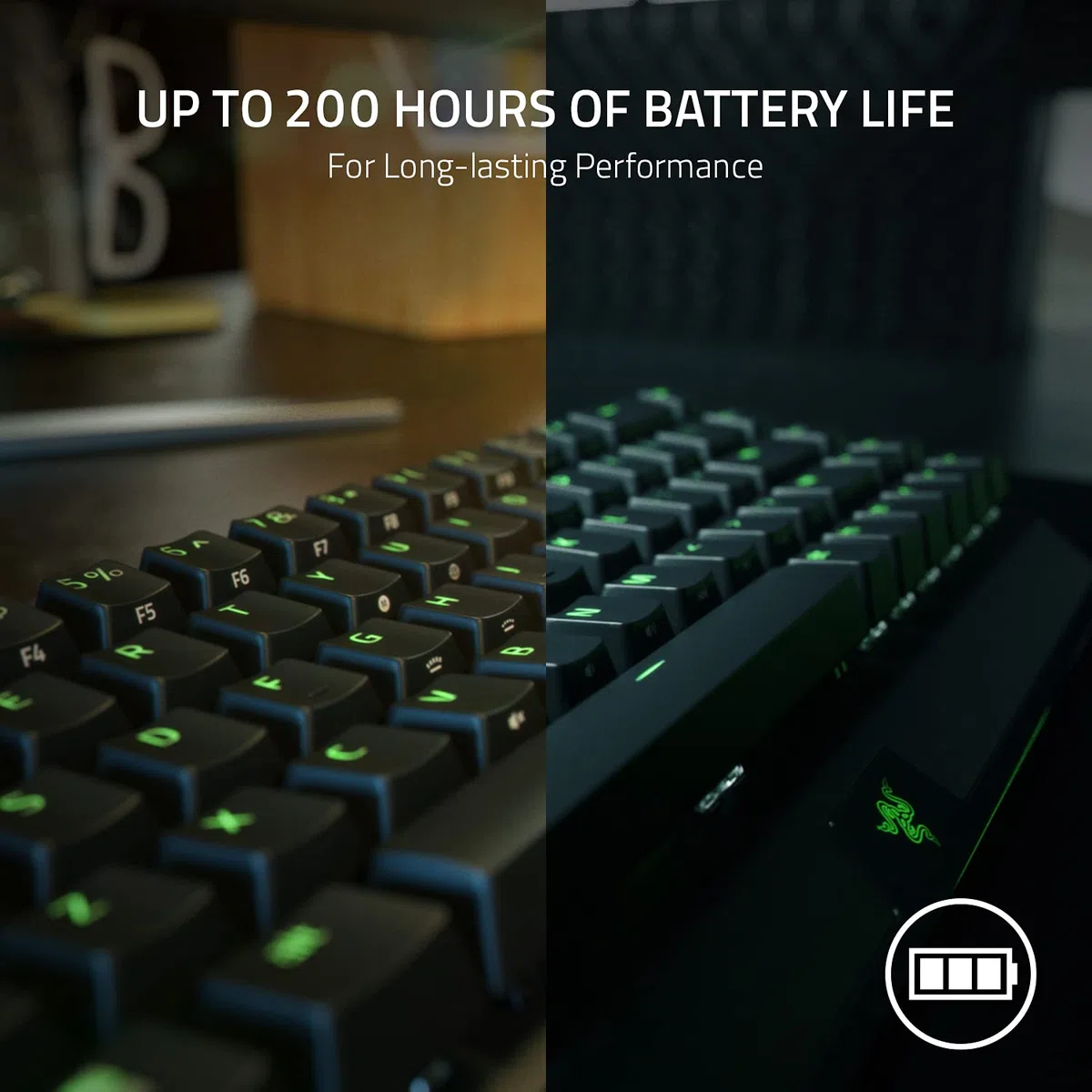 Razer BlackWidow V3 Mini HyperSpeed (interruttore giallo) - Tastiera da gioco compatta al 65% con interruttore meccanico (lineare e clic, illuminazione RGB Chroma) - Tastiera norvegese/svedese nera