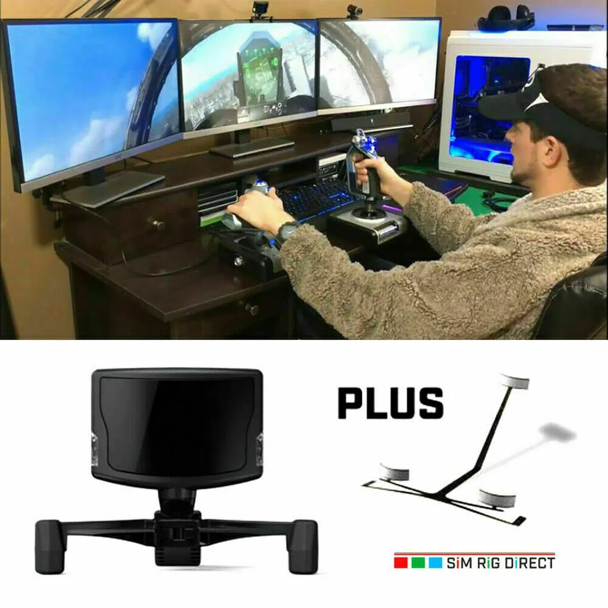 Head Tracker ottico per giochi VR, sistema di monitoraggio del movimento e della postura di precisione, compatibile con controller VR per PC