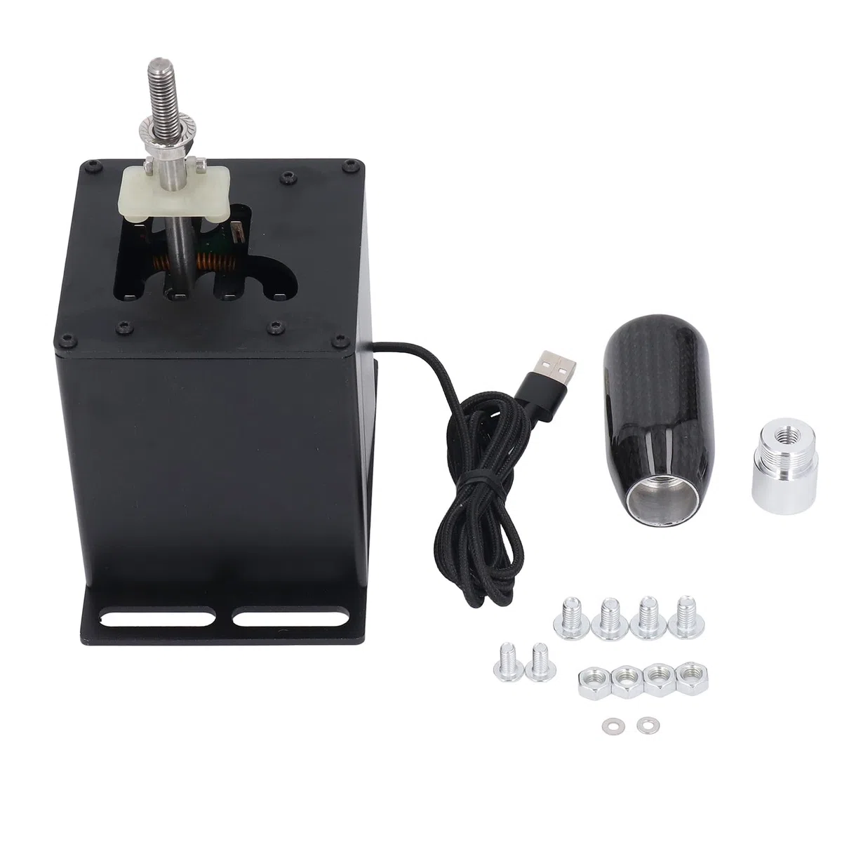 TOPINCN Simulatore di Gioco di Corse USB per PC, Ad H con Sensazione Autentica per Volante G27 G29 T300, Compatibile con Giochi di Corse Sim ATS ETS