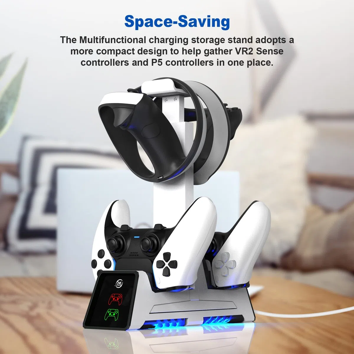 Supporto della stazione di ricarica del controller e set di cavi di ricarica per PS5 Elite, supporto di visualizzazione del caricabatterie della maniglia, controller di gioco VR Accessori di ricarica