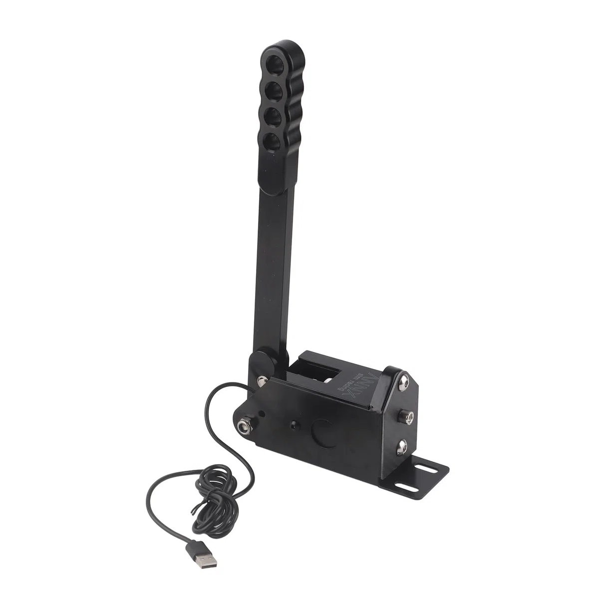 Cryfokt Periferiche di Gioco per PC Durevoli a 64 Bit USB con Freno a Mano Universale per Giochi di Corse SIM T500, Lega di Alluminio