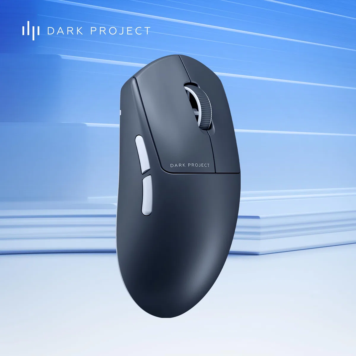 Dark Project Novus Mouse da gioco wireless | Ultra leggero 51g | PixArt PAW3950 | 30K DPI | Frequenza di polling 8K Hz | 6 pulsanti programmabili | Fino a 120 ore di durata della batteria