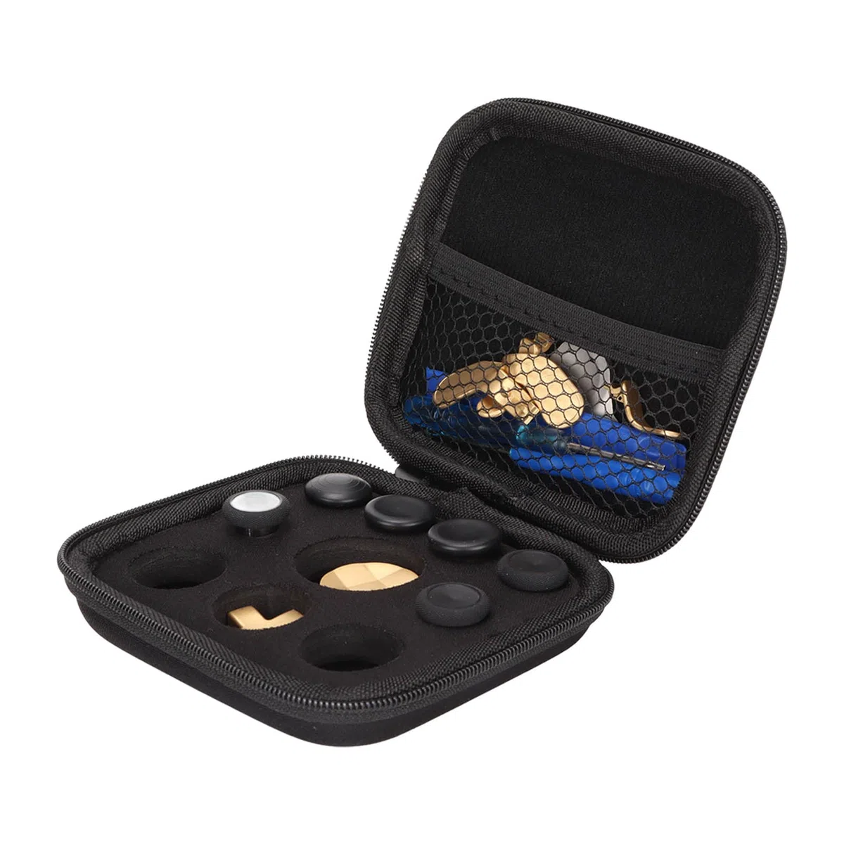 Levette in Metallo 13 in 1 per Xbox One Elite Series 2, Parti per Controller di Gioco Rimovibili e Durevoli Flessibili, 6 Cover per Joystick, 4 Paddle, 2 Pad a D Dorati