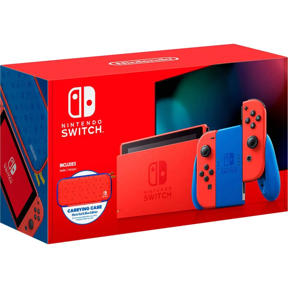 Nintendo Switch Console, MARIO RED & BLUE EDITION, HADSRAAAF