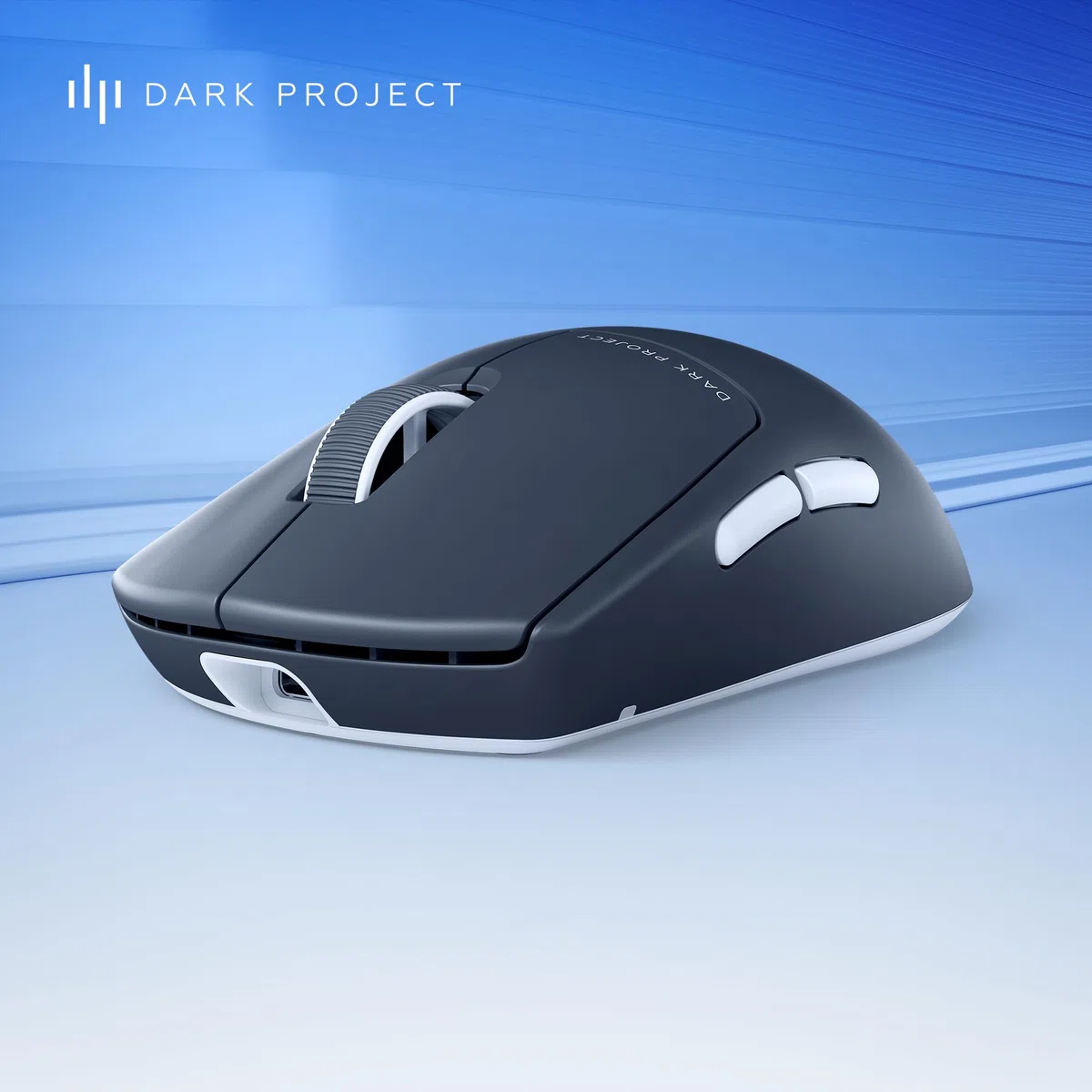 Dark Project Novus Mouse da gioco wireless | Ultra leggero 51g | PixArt PAW3950 | 30K DPI | Frequenza di polling 8K Hz | 6 pulsanti programmabili | Fino a 120 ore di durata della batteria