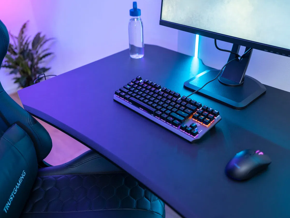 TECLADO MECANICO TRUST GAMING GXT 834 CALLAZ TKL JUEGO 20 MODOS DE COLOR RGB 24407