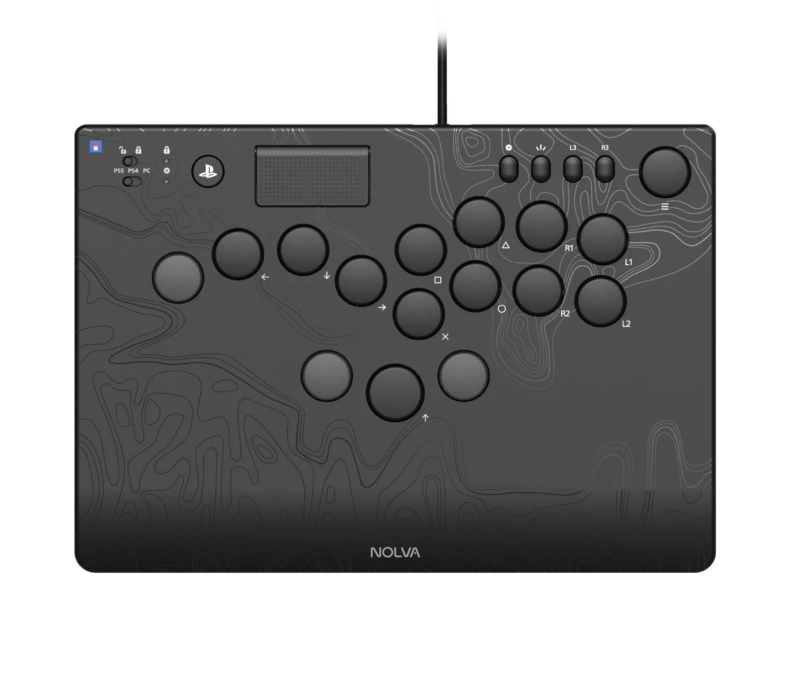 HORI NOLVA Controller Arcade Meccanico All-Button per PlayStation 5, PlayStation 4 e PC – Licenza Ufficiale Sony