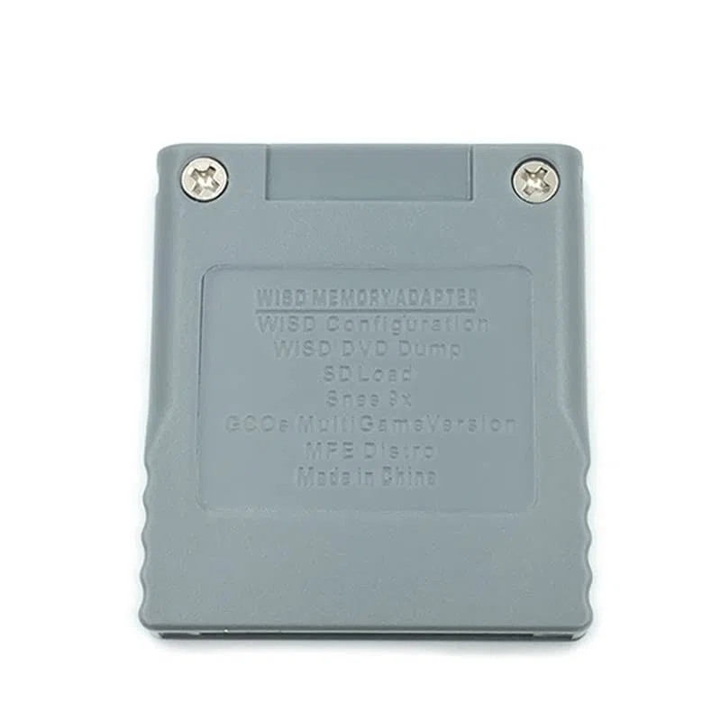 YANHAO [Parti di Videogiochi] 2Pcs SD Flash Scheda di Memoria WISD for Nintendo Wii Adattatore Convertitore Adattatore Lettore di Schede for Wii GC Gamecube Console di Gioco [Sostituire]