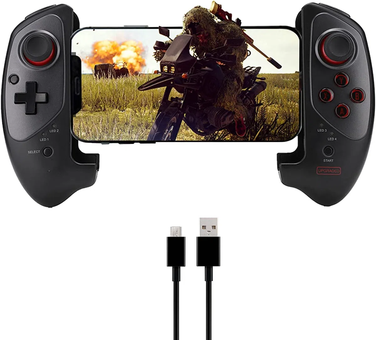 PG-9083S Gamepad Estensibile telescopico Bluetooth per Smartphone/Tablet, Joystick per Controller di Gioco, Compatibile con Android/iOS.Connetti Direttamente, Facile da Usare