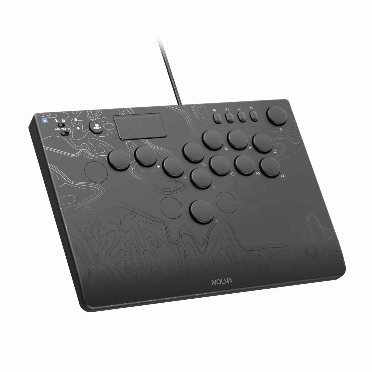 HORI NOLVA Controller Arcade Meccanico All-Button per PlayStation 5, PlayStation 4 e PC – Licenza Ufficiale Sony