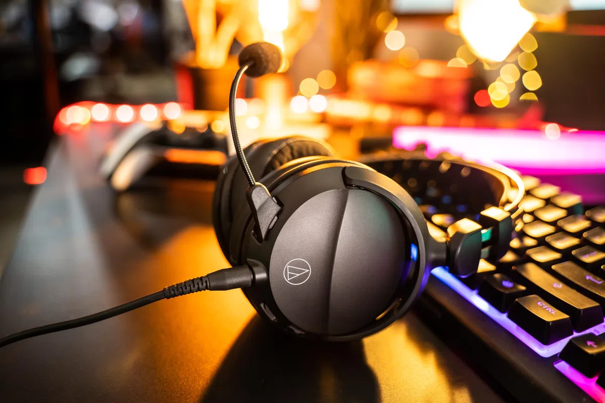 Audio-Technica GL3 Cuffie da Gaming ad Alta Fedeltà Nero