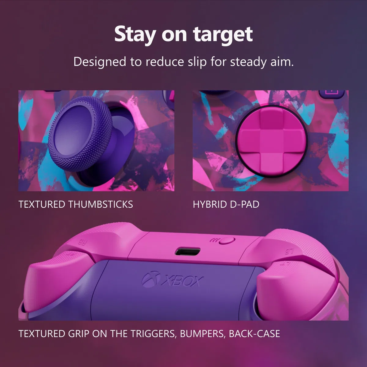 Xbox Wireless Controller Heart Breaker Special Edition - Wireless & Bluetooth Connectivity - New Hybrid D-Pad - New Share Button - Featuring Textured Grip