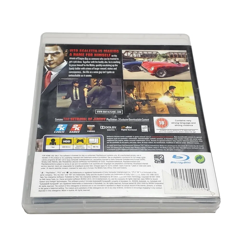 Take-Two Interactive Mafia II (PS3) videogioco PlayStation 3