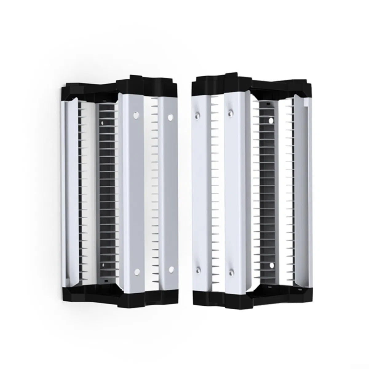 Scaffale a torre di archiviazione per videogiochi, contiene 46 dischi con supporto per controller integrato, organizer per supporti in ABS, supporto per console e accessori da gioco (doppio strato)