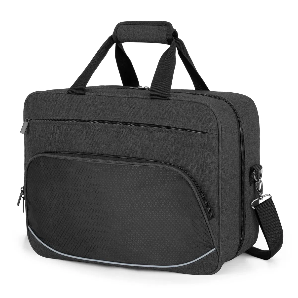 Trunab Borsa Compatibile con PS5/PS5 Slim/PS4/PS4 Pro/PS4 Slim/Xbox One/Xbox One X/Xbox One S/Xbox Series S, Nero, Borsa Porta con Tasche Divisori per Controller e Accessori di Gioco