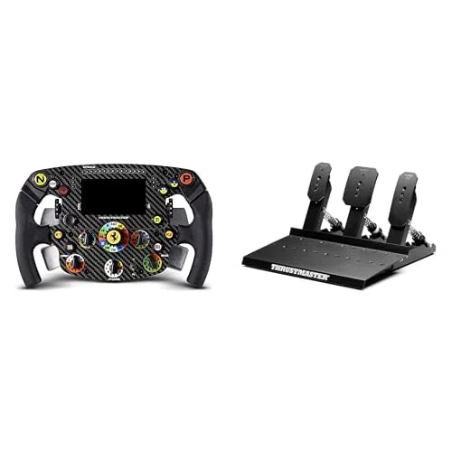 Thrustmaster Formula Wheel Ferrari SF1000 Edition - PC/PS4/PS5 Raceline Pedals III Pédalier Modulable - PS5, XBOX & PC