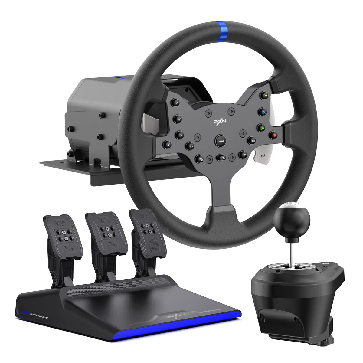 PXN Volante da corsa V99 Force Feedback