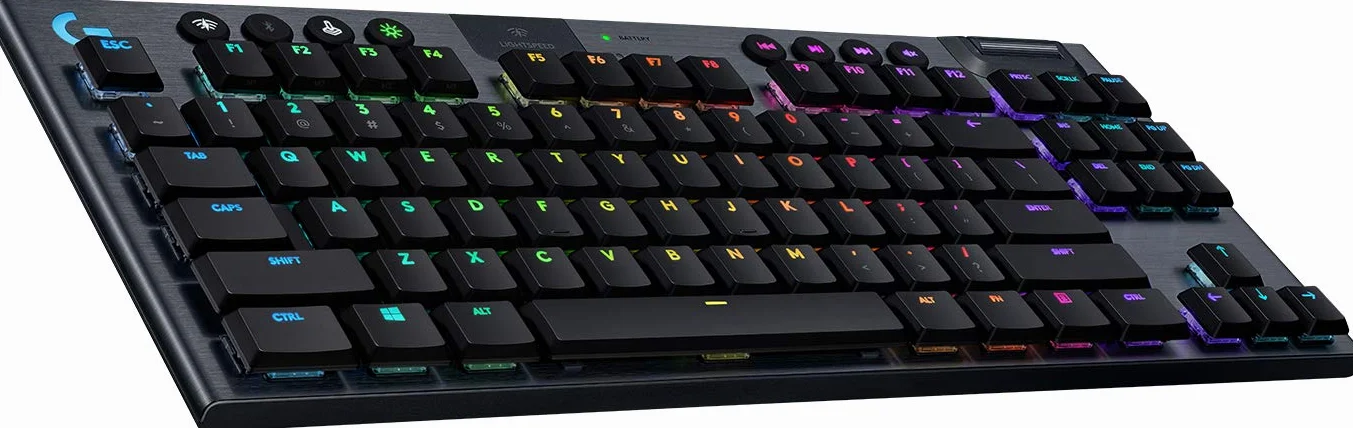 Logitech G G915 LIGHTSPEED TKL Tastiera Gaming Wireless, QWERTY US INT'L