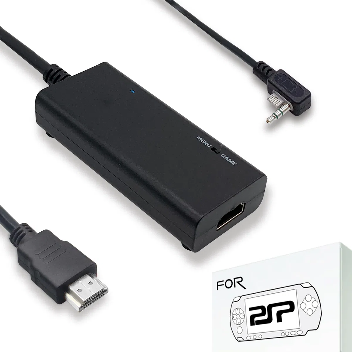 LevelHike PSP 2000 & PSP 3000 HDMI Cavo. Connessione HD, Facile da usare, Fantastica immagine, Display a schermo intero, Compatibile con Monitor, PlayStation, Televisore