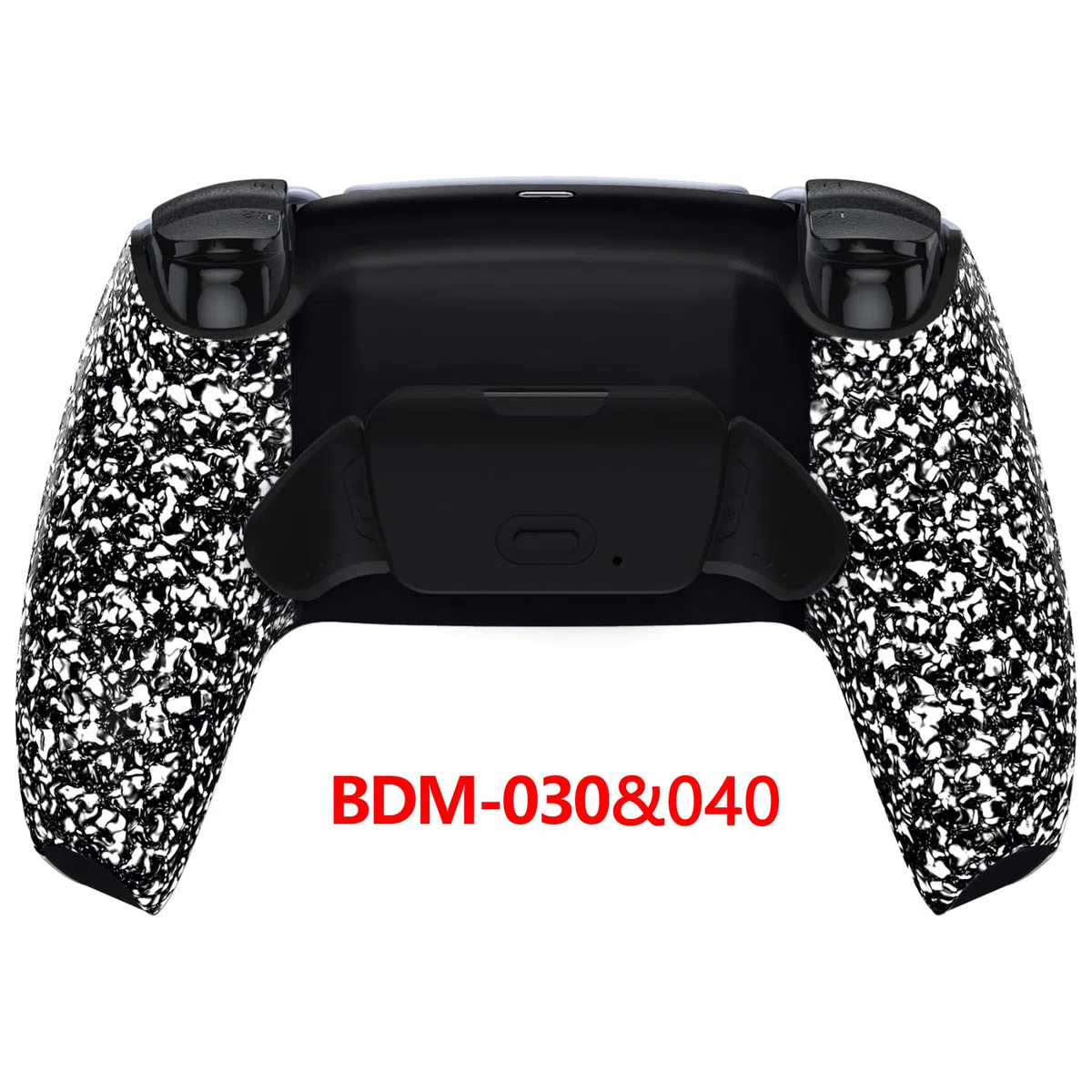 eXtremeRate RISE Remap Kit Programmabile per ps5 Controller BDM-030/040/050,Palette Cover Posteriore Tasti Pulsanti Aggiuntivi Back Button per ps5 Joystick(BDM-030/040/050)-Bianco Antiscivolo