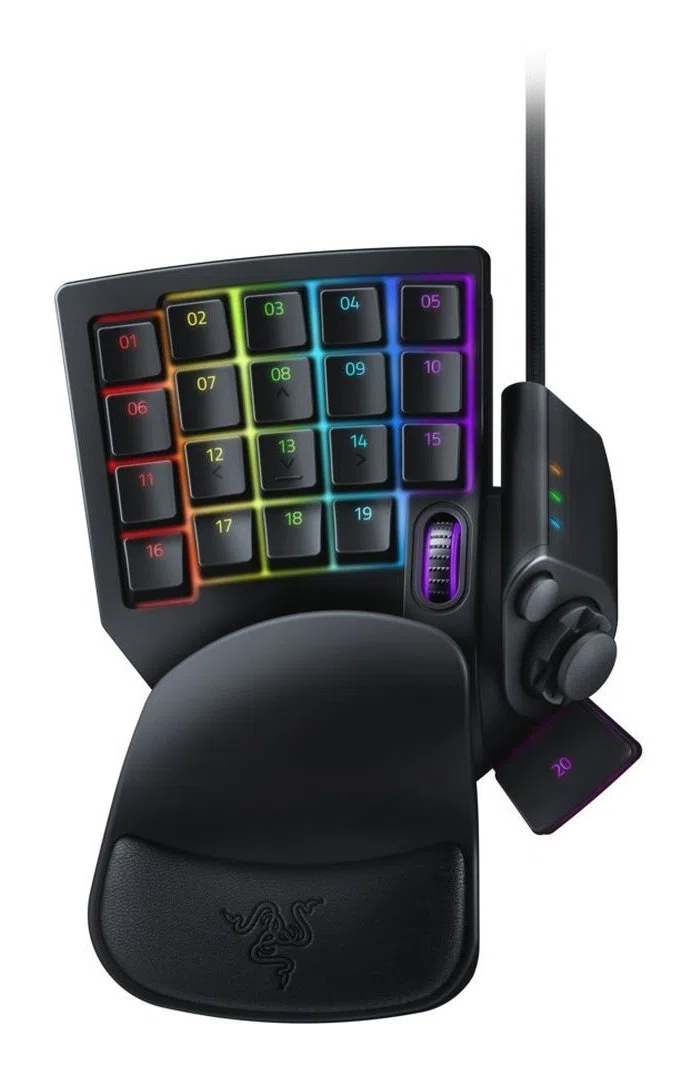 Razer RZ07-02270100-R3M Tartarus Tastiera da Gioco con 32 Tasti Programmabili, Nero & Basilisk V3 - Mouse da gioco cablato: sensore ottico da 26K DPI, interruttore del mouse da gioco più veloce, nero