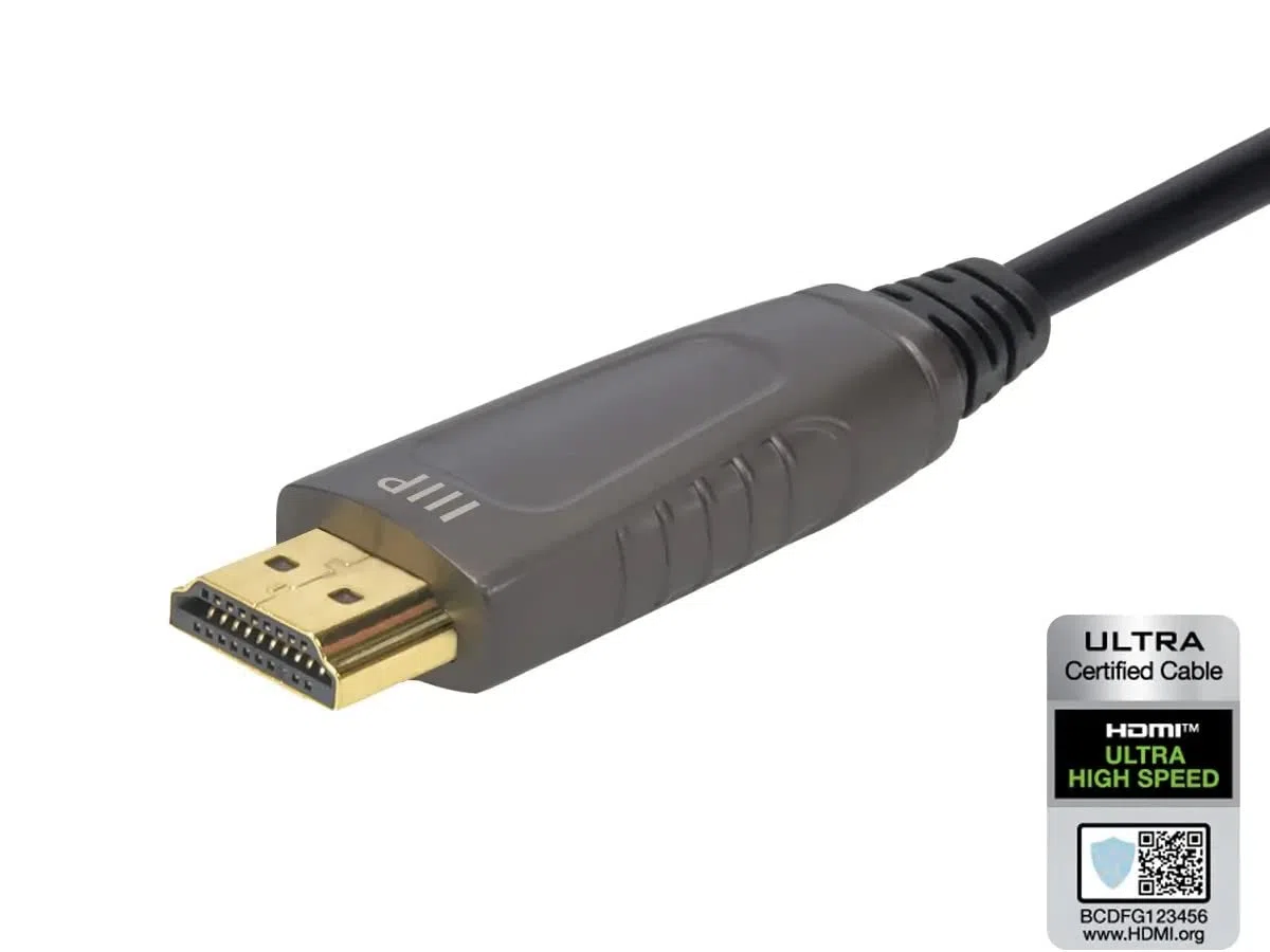 Monoprice SlimRun - Cavo HDMI attivo ad alta velocità certificato AV 8K, 20 metri CMP, HDMI 2.1, AOC, per PS 5, PS 5 Digital Edition, Nintendo Switch, Xbox Series X e Xbox Series S