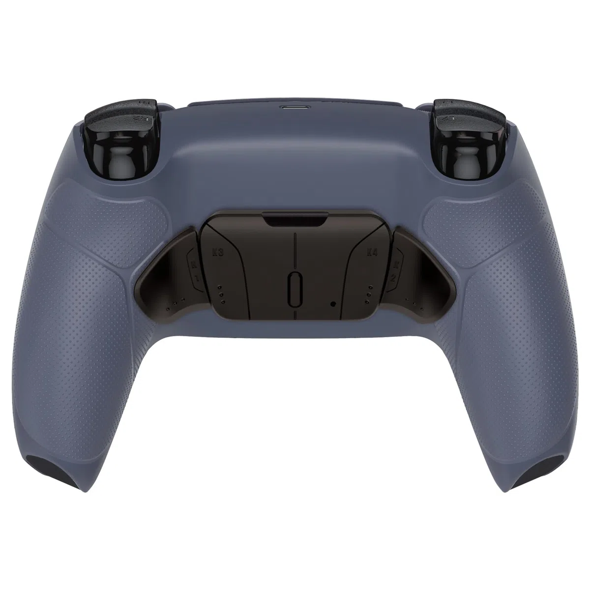 eXtremeRate Rise4 V3 RMB Remap Kit Programmabile per ps5 Controller,4 Back Button Paddles Metallo per ps5 Joystick BDM-030/040/050,Tasti Aggiuntivi Cover Grip Gommato per Joypad,Sterling Silver