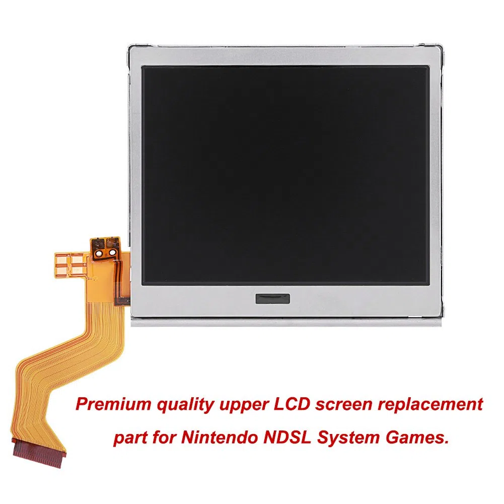 VBESTLIFE Display di Ricambio per NDSL, LCD Glass ricambi di Superiore/Inferiore dello Schermo per NDSL (Schermo Superiore)