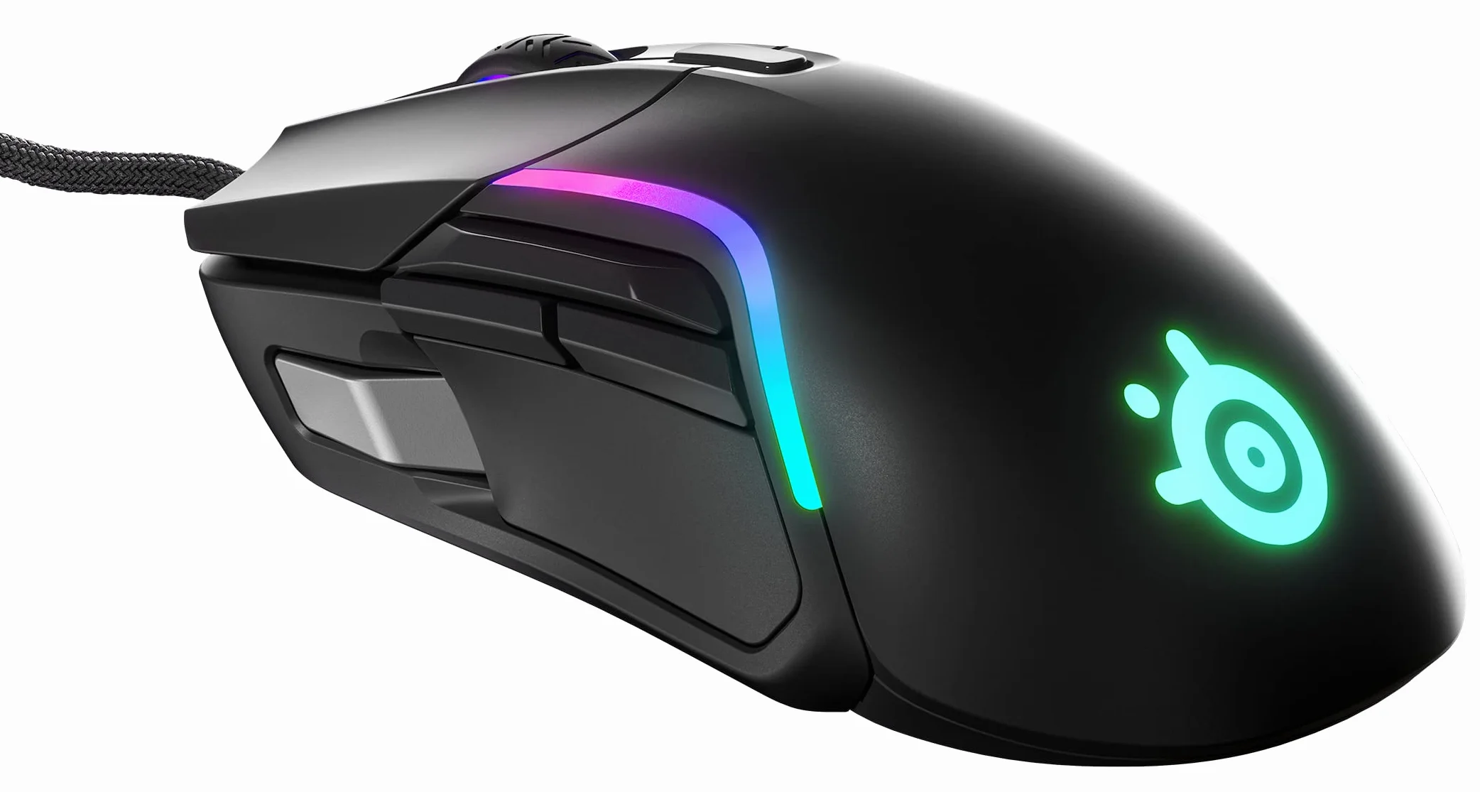 SteelSeries Rival 5 - Mouse da gioco, FPS, MOBA, MMO, Battle Royale, sensore ottico TrueMove Air da 18.000 CPI, 9 pulsanti programmabili, peso competitivo 85 g, nero