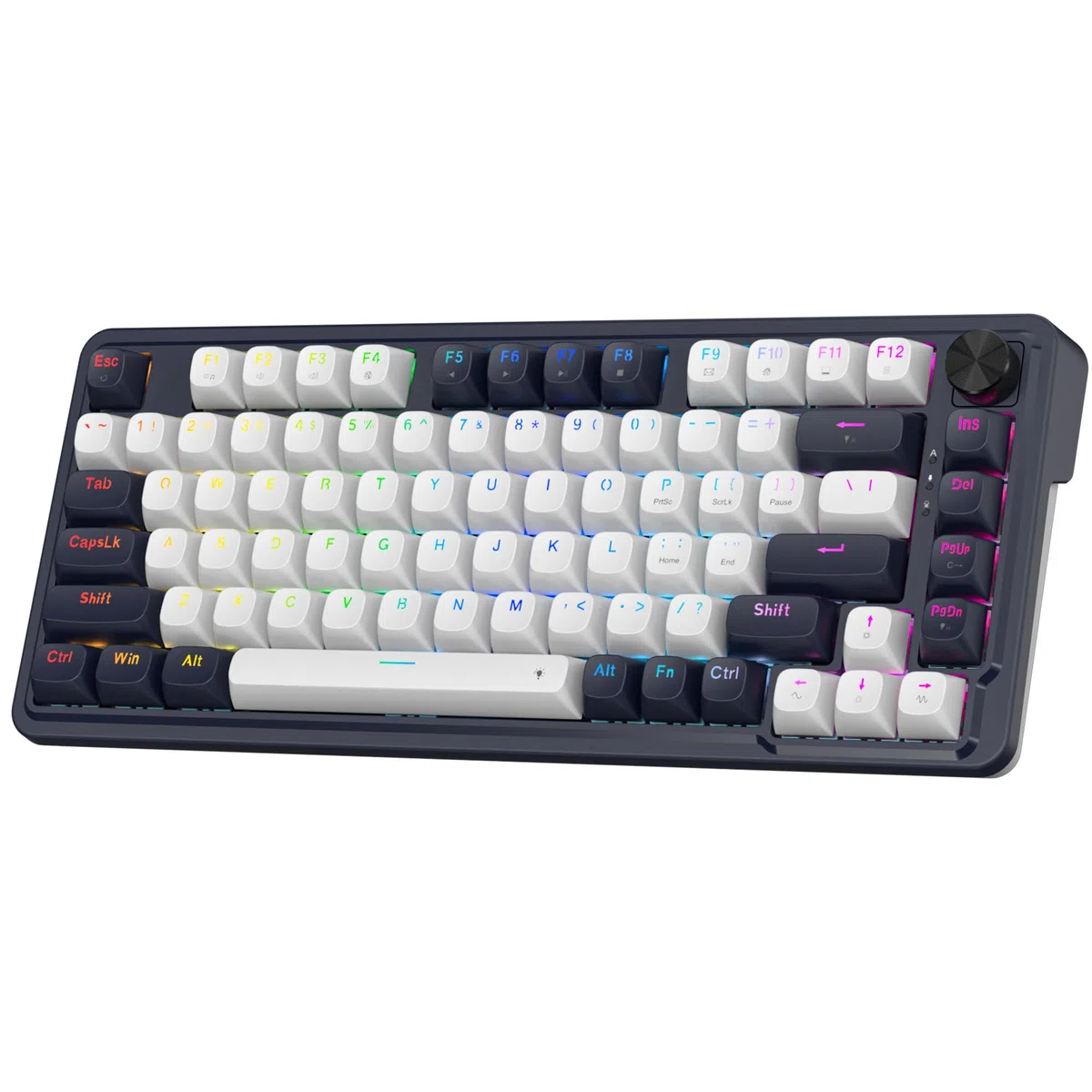 Redragon K673 HE Tastiera Rapid Trigger 81 Tasti 8K Magnetica POM | tastiera gioco rapid trigger 81 tasti cablata 8K interruttore magnetico UltraMag POM struttura flottante doppio modulo