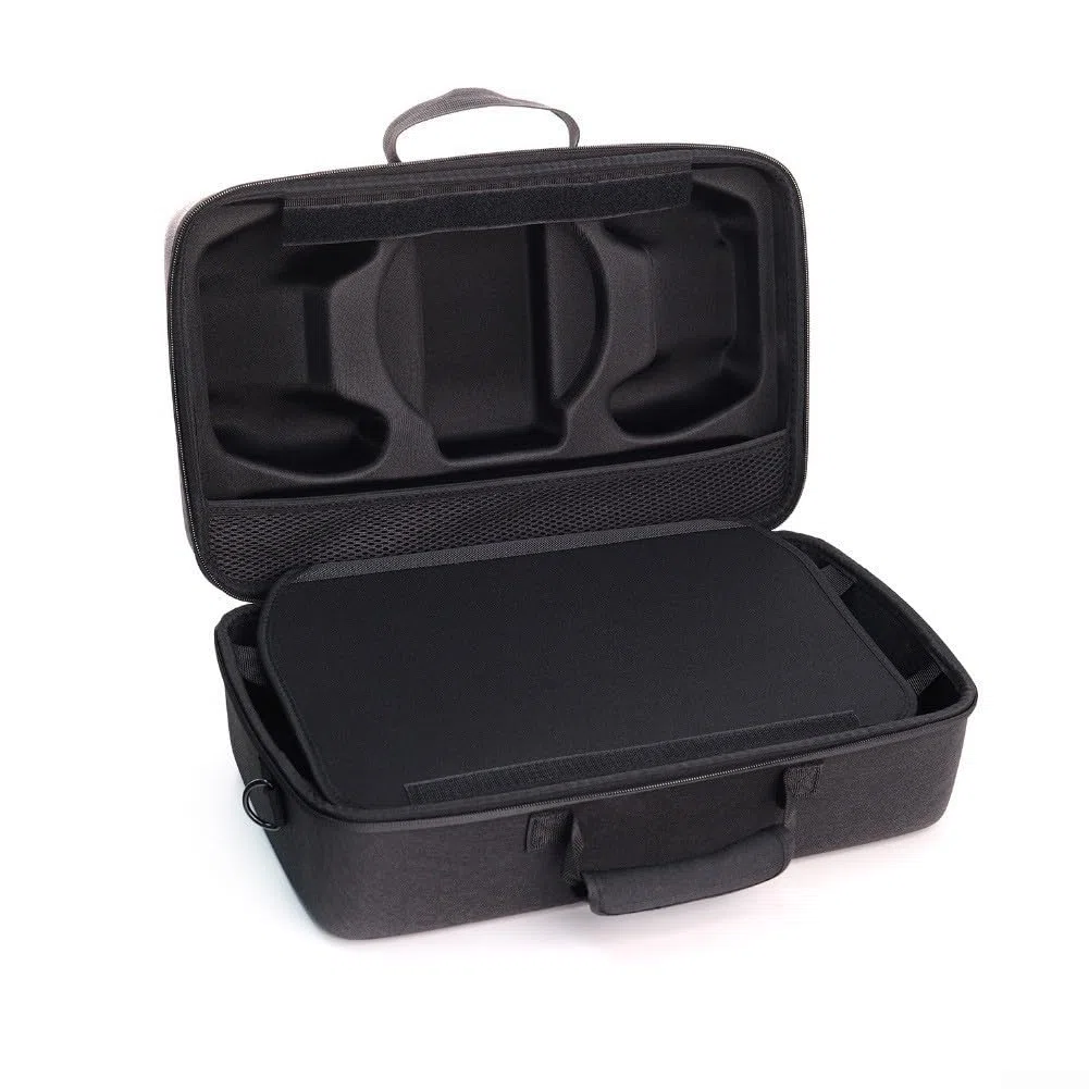 Custodia rigida portatile in EVA per console PS5 PRO, borsa multifunzionale con chiusura a cerniera, custodia da viaggio antiurto per PS5 Slim (nero)