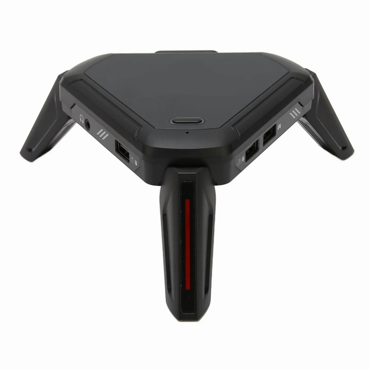 Convertitore Mouse Tastiera, Plug and Play Accurato Impostazioni Personalizzate Convertitore Mouse Tastiera Gaming ABS Effetto di Illuminazione Colorato RGB per Console di Gioco