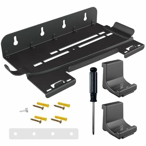 Supporto di ricarica per gamepad da parete con gancio per cuffie, organizer per controller di gioco per una configurazione ordinata e salvaspazio in qualsiasi stanza da gioco