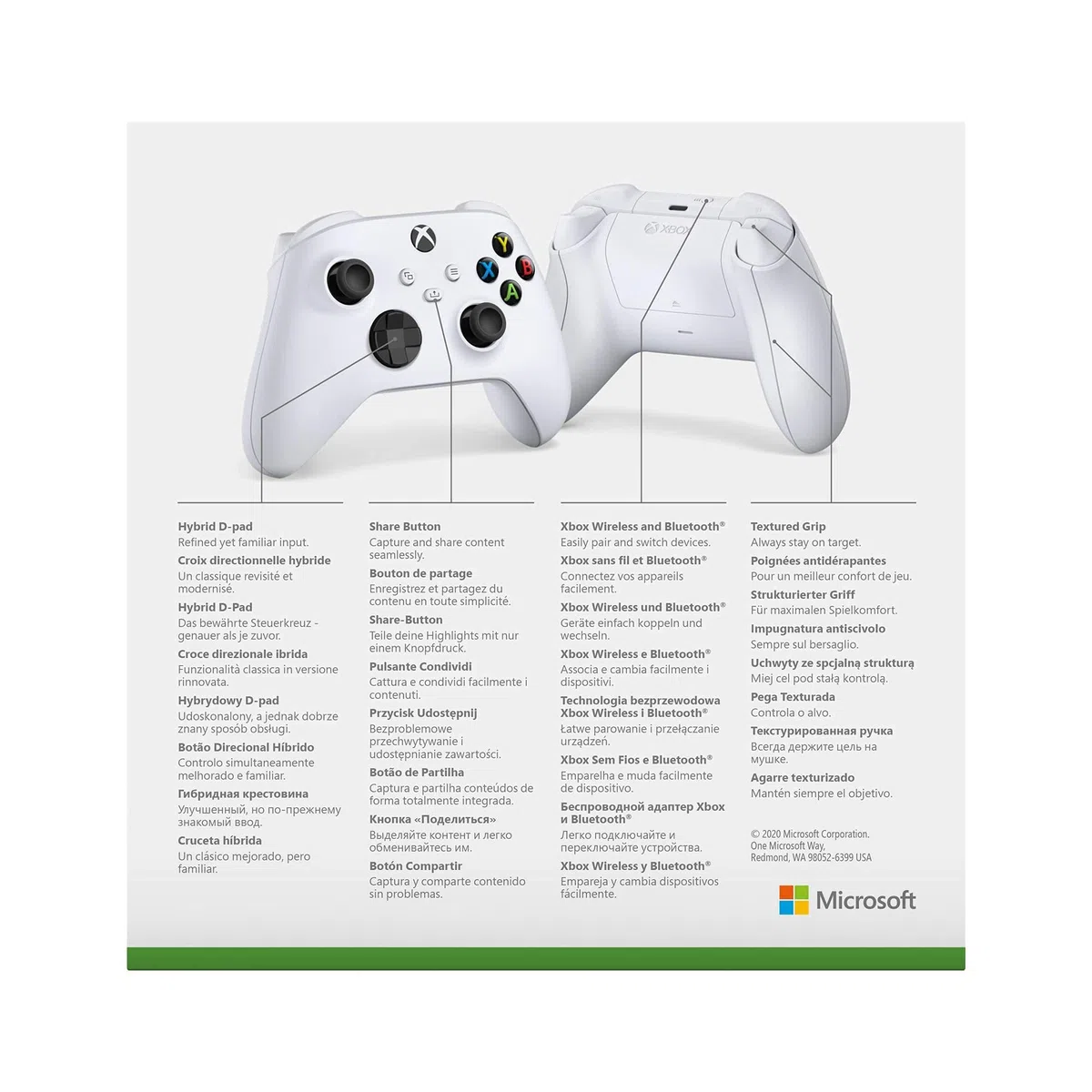 Microsoft Mando Inalámbrico Xbox Series/One/PC Blanco