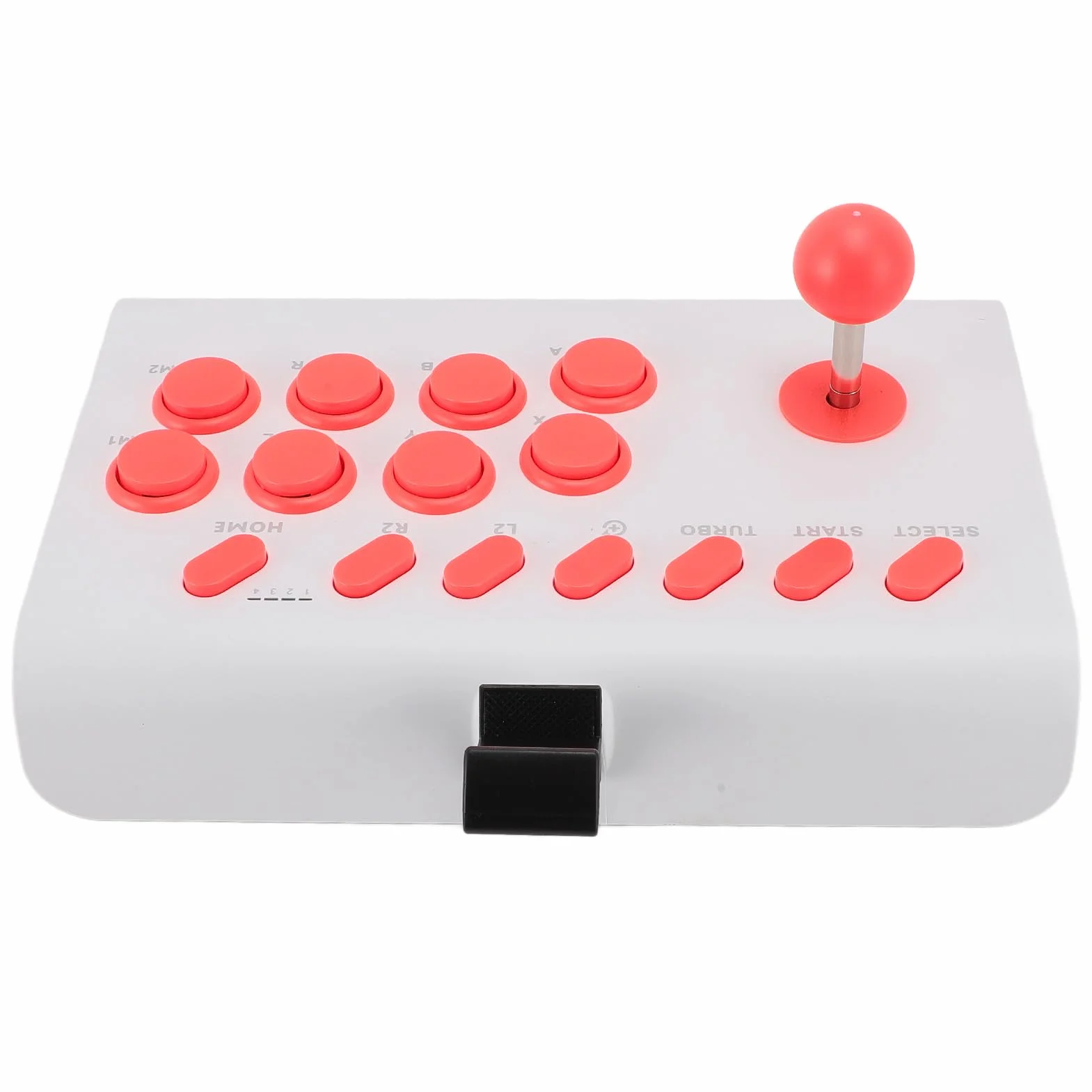 Jectse Joystick per Giochi di Combattimento Tastiera per Giochi di Combattimento Antiscivolo Wireless Classico Universale per (WHITE)