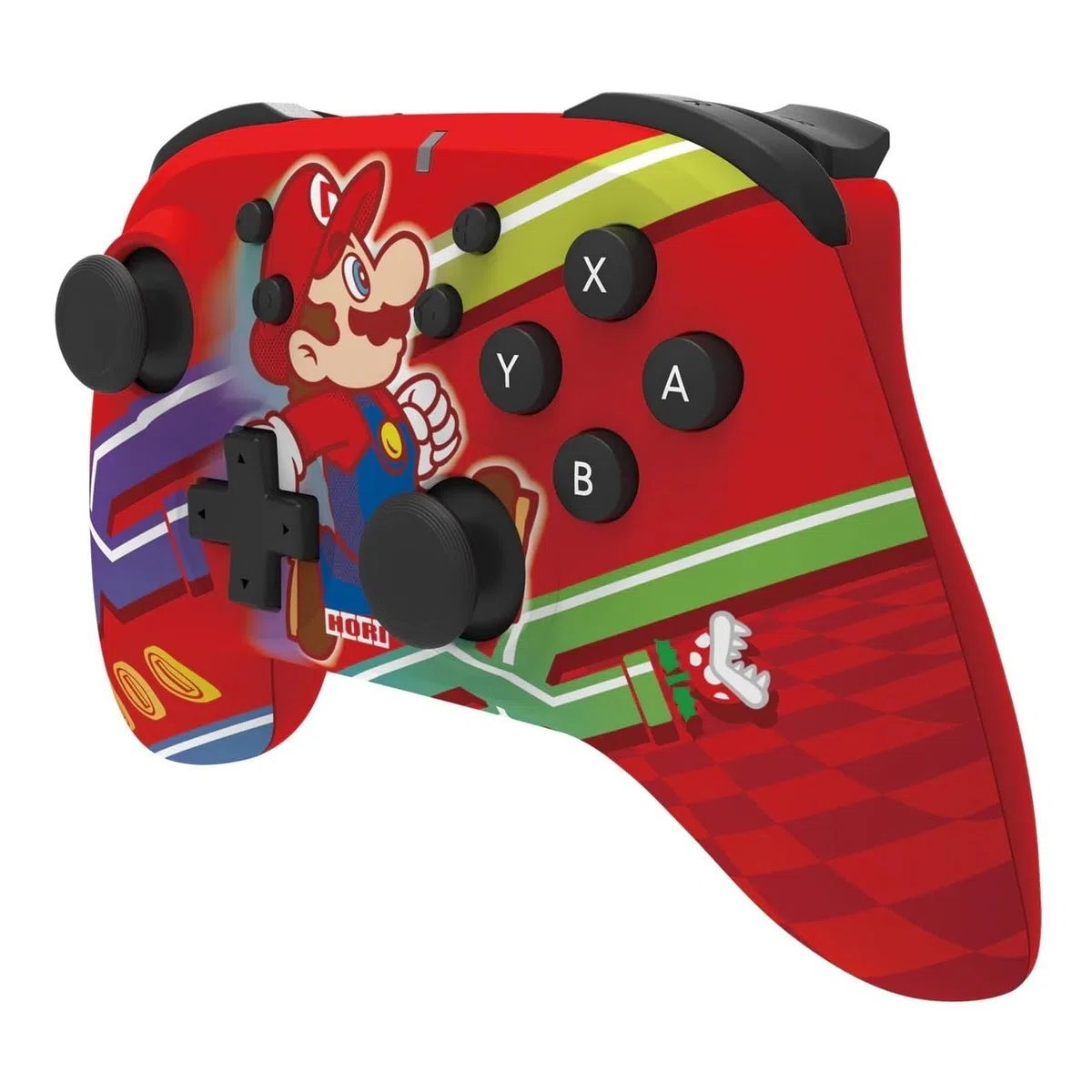 HORI Controller Horipad Wireless (New Super Mario) per Nintendo Switch e OLED - Licenza Ufficiale Nintendo