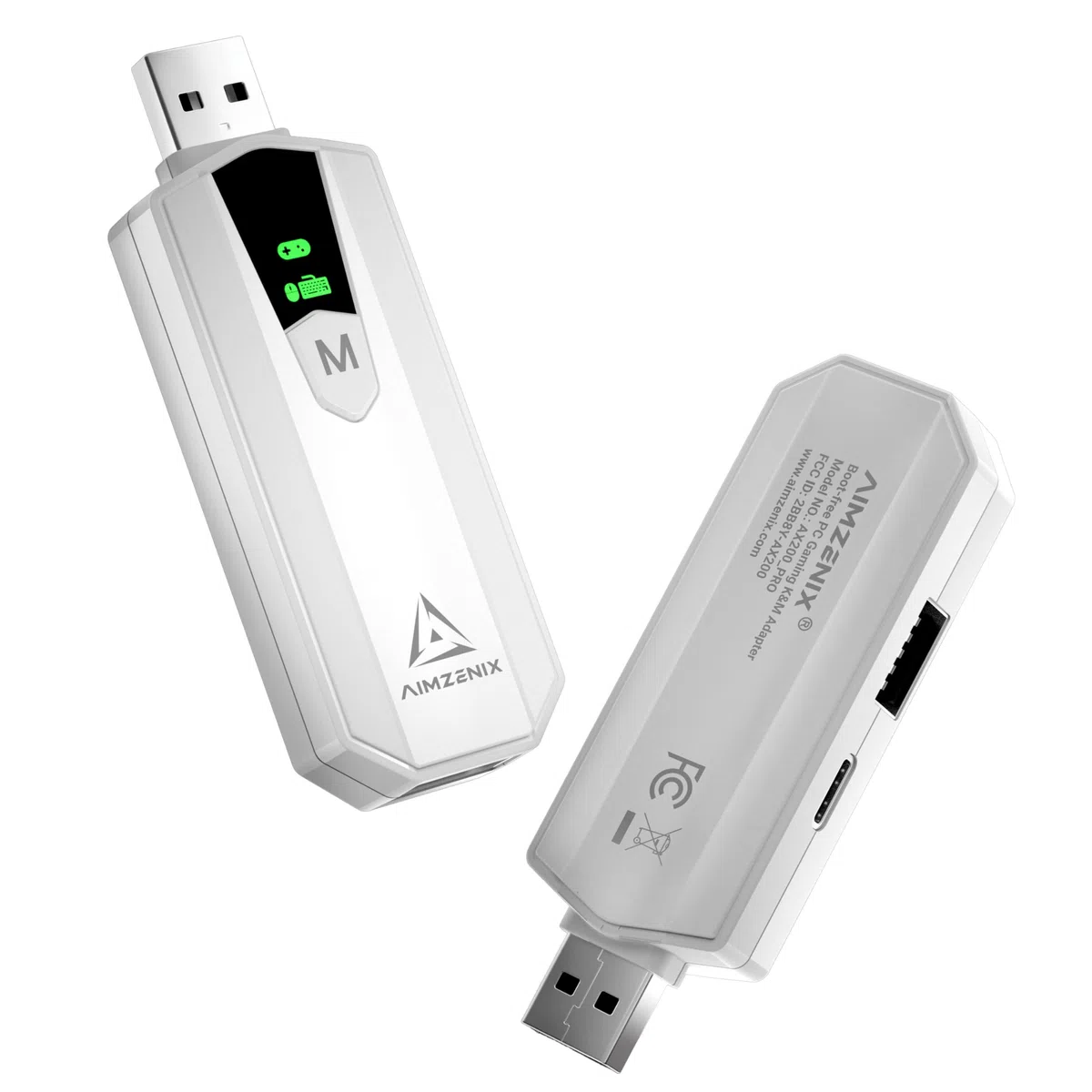 AIMZENIX AX200 PRO - Adattatore per tastiera e mouse per PC e Nintendo Switch | Convertitore ad alte prestazioni per giocare a FPS, COD, APEX, LE FINALI