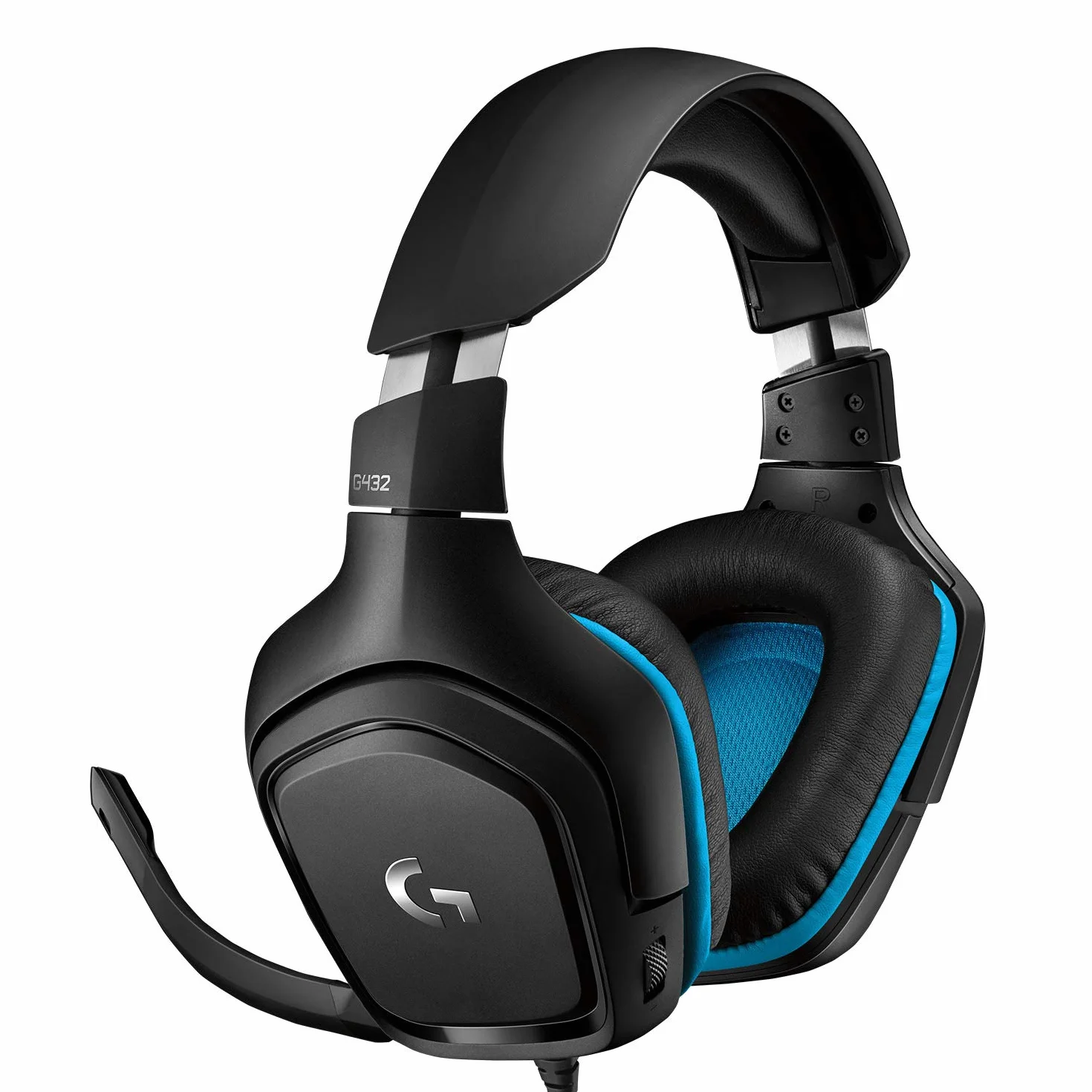 Logitech G432 Cuffie Gaming Cablate, Audio Surround 7.1, Cuffie Dts: X 2.0 & G402 Mouse Gaming Hyperion Fury, 4.000 Dpi, Design Leggero