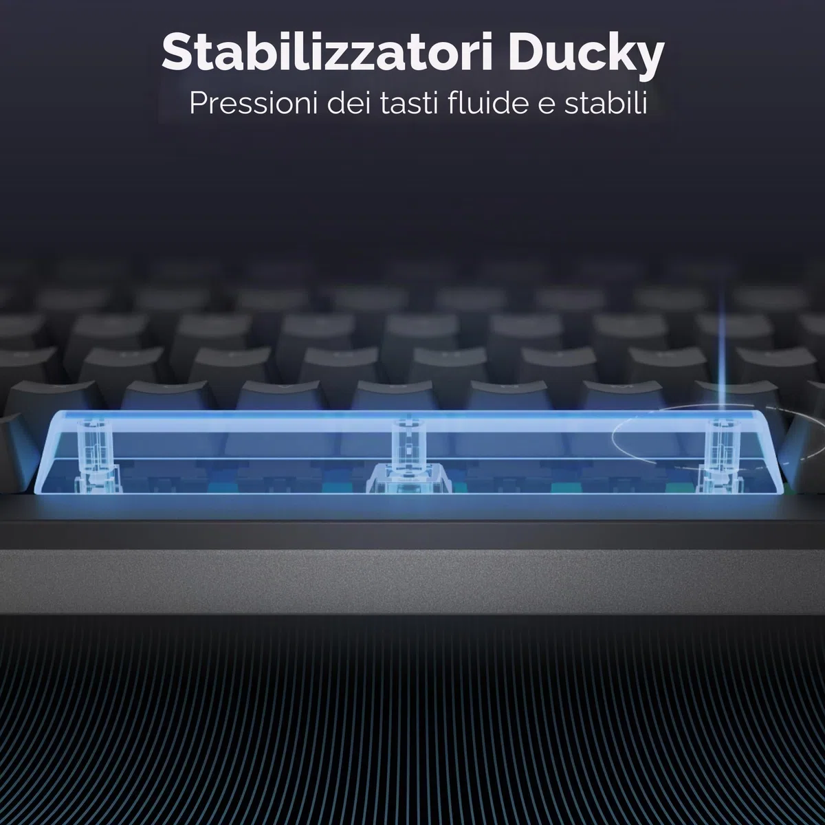 Ducky One X Mini Wireless Gaming Tastatur induktiv Hot Swap RGB - Inductive (DKON2461IST3-DADEPDOECL1AS1)