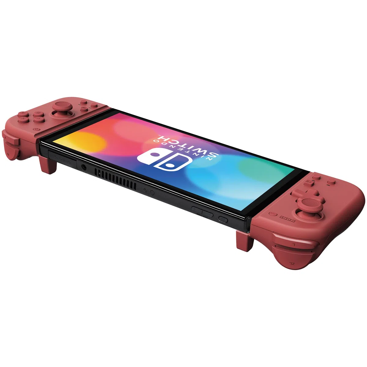 Hori Split Pad Compact - Apricot Red