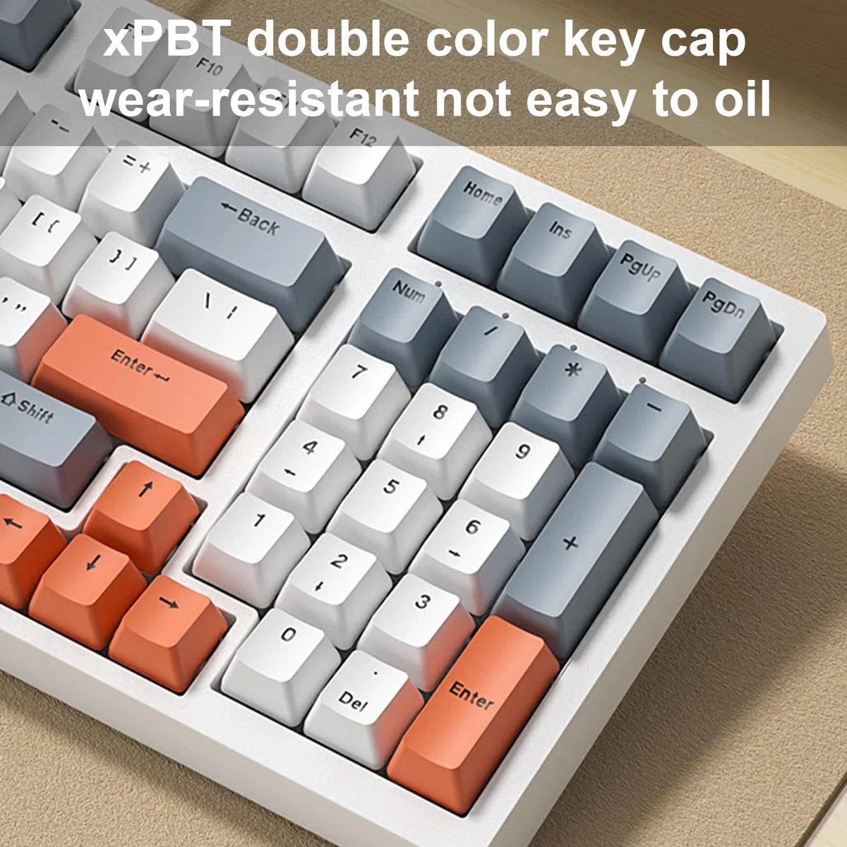 Piccola tastiera meccanica da gioco a 98 tasti con retroilluminazione a LED, tastiera ergonomica per PC Gamers Office Wire