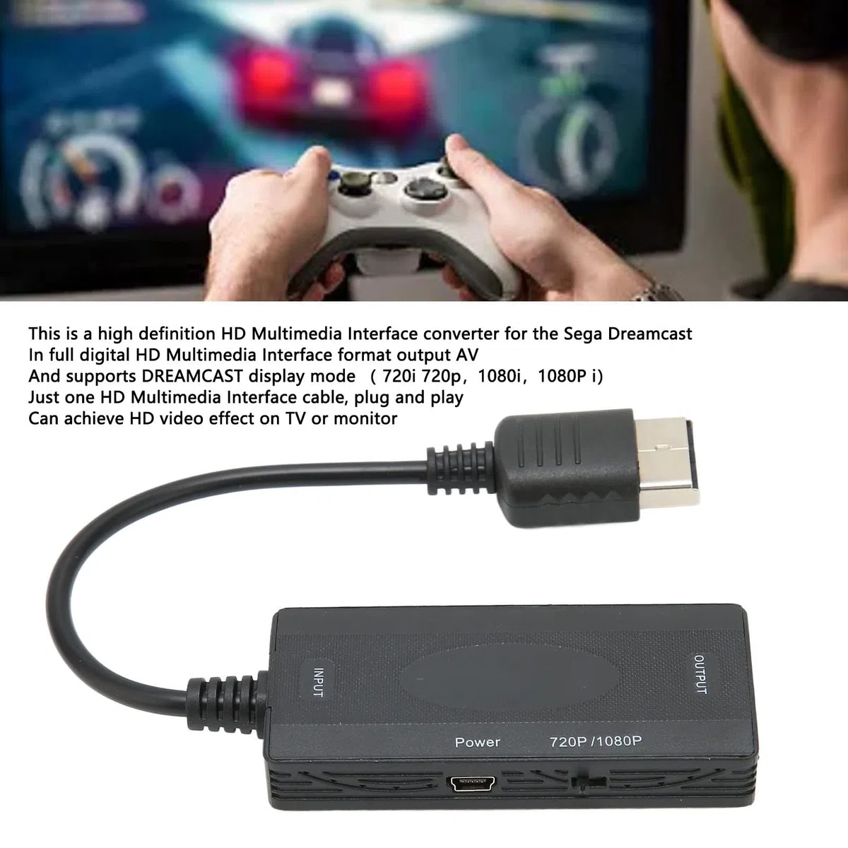 Dioche Hdmi Dreamcast Dreamcast Adattatore Hdmi Abs Per Dreamcast A Hd Convertitore di Interfaccia Multimediale Hd Hd Cavo di Interfaccia Multimediale Per Dreamcast Dc Console