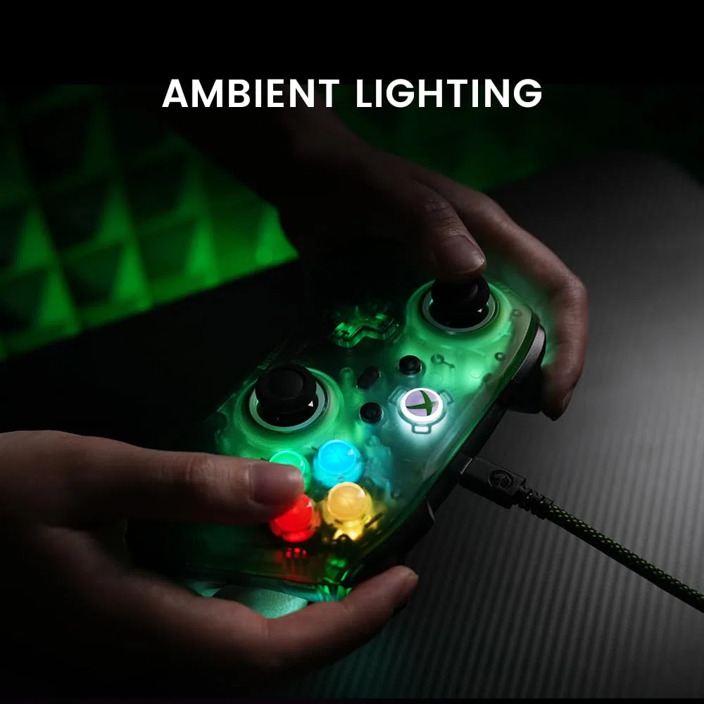 GameSir T7 Pro Controller cablato Xbox/PC – Verde retrò, Effetto Hall, RGB