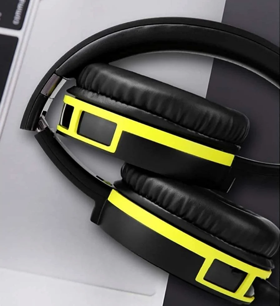 Auricolare da Gioco, 7.1 Auricolare Surround Gaming Auricolare Disaccatabile Microfono a cancellazione del Rumore Pieghevole, Stereo Surround Stereo, Oltre Orecchio e Cuffie Regolabili