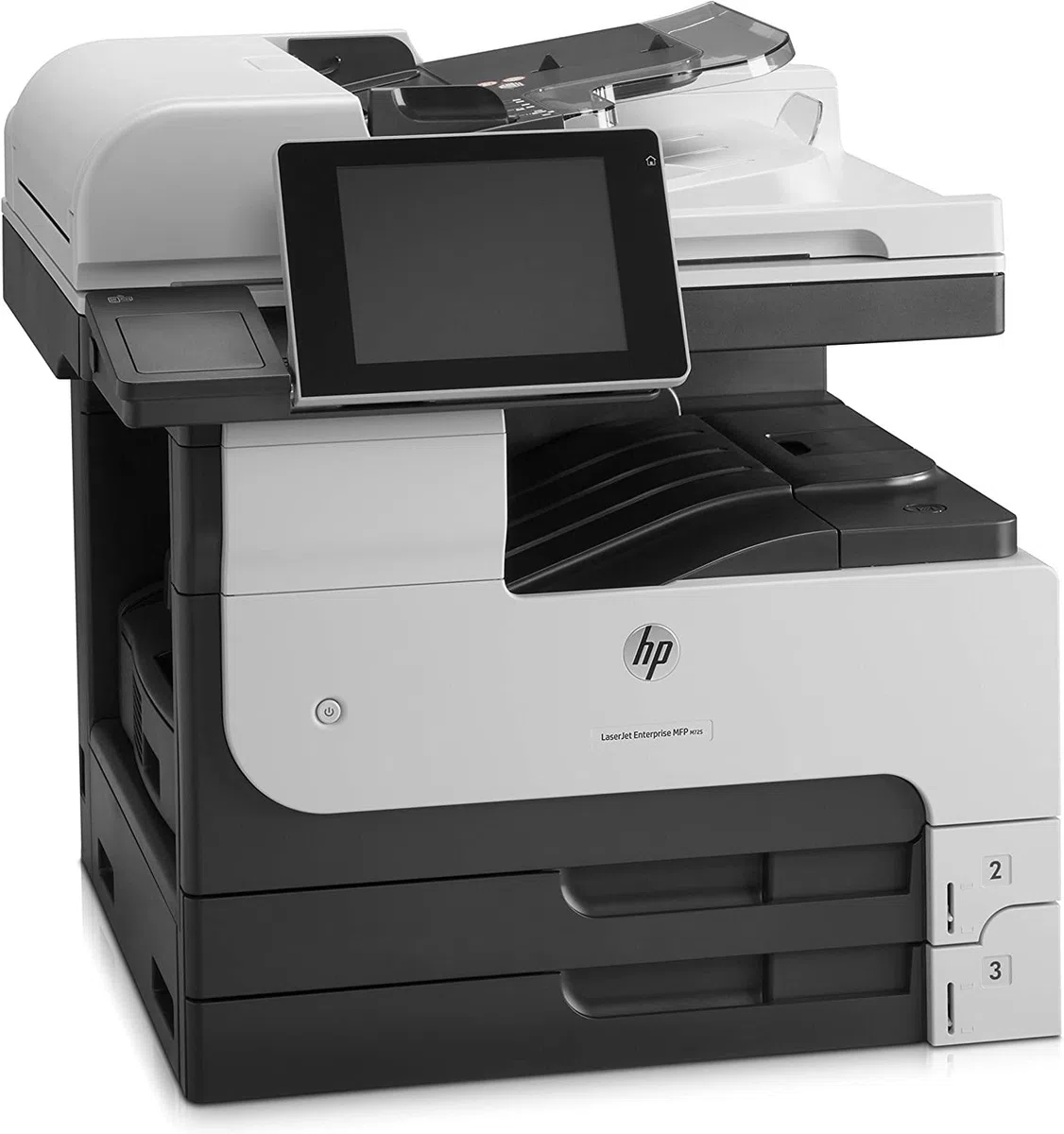 HP LaserJet Enterprise M725dn CF066A, Stampante Multifunzione A3, Stampa Fronte e Retro Automatica A4 in b/n, 41 ppm, USB, Gigabit Ethernet, Smart, Display LCD a colori ruotabile da 20,3cm, Grigia