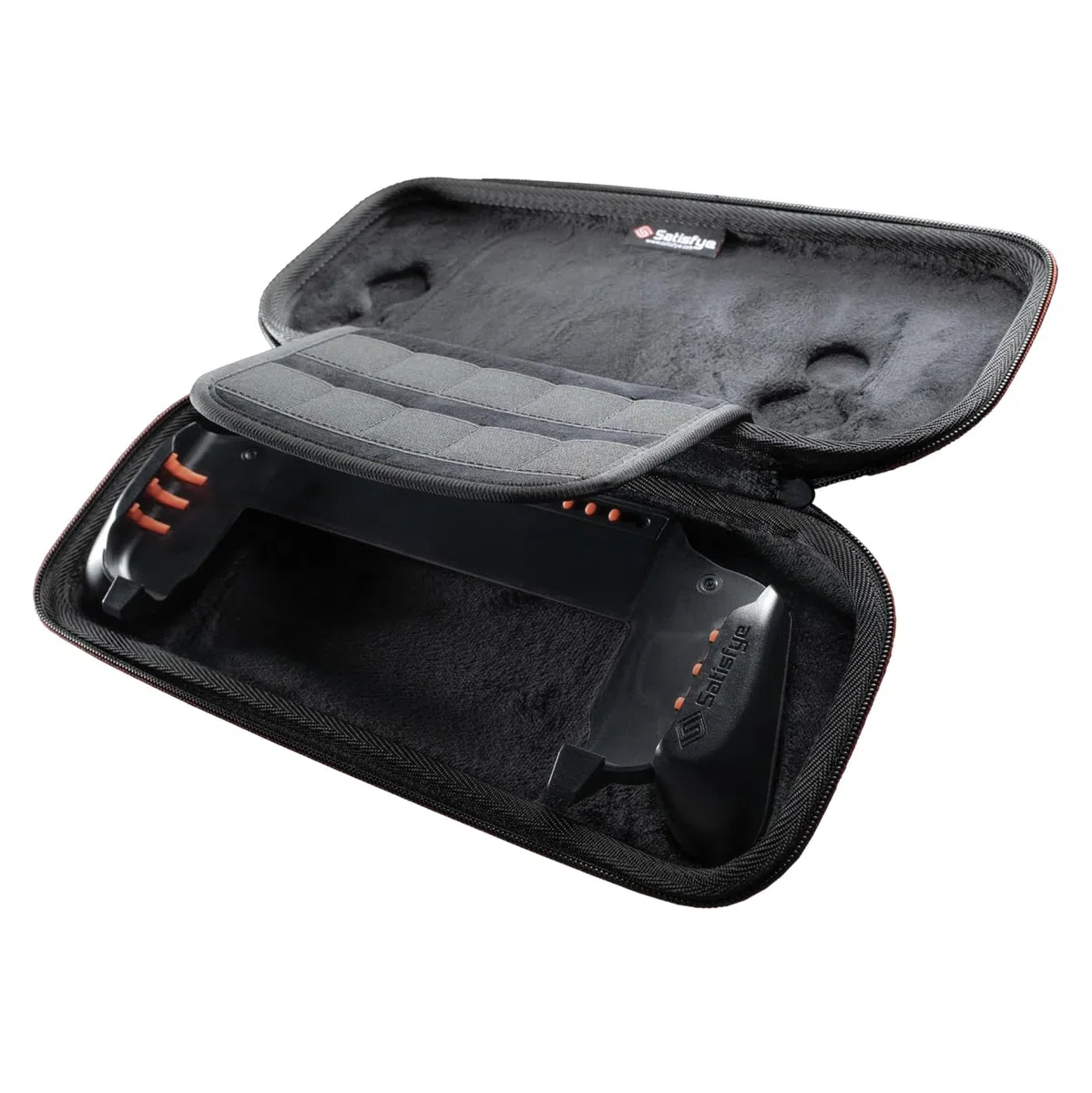 Satisfye - ZenGrip Ronin Slim Bundle, Accessori Compatibile con Nintendo Switch & OLED - Il Bundle comprende: Nero Ronin ZenGrip e Grigio ZenCase Slim (NERO)