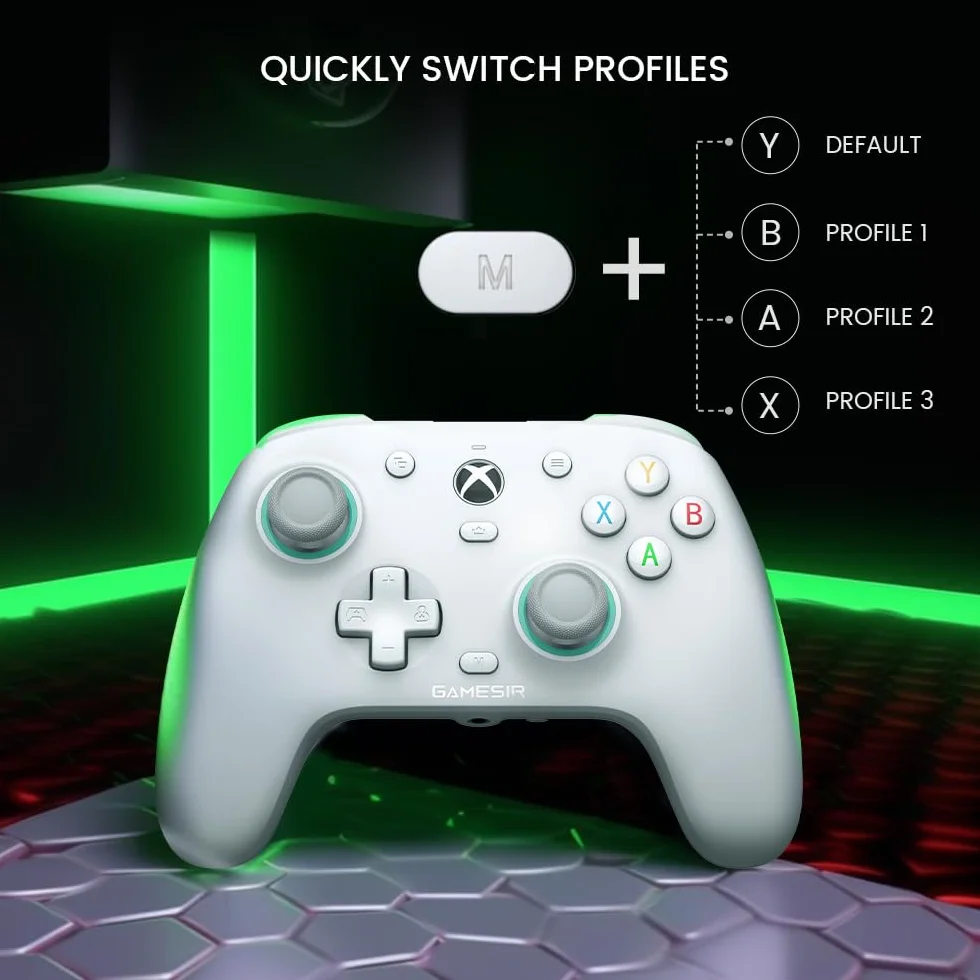GameSir G7 SE Manette Xbox One sous licence officielle avec bâtons à effet Hall pour Windows 10/11, Xbox One, Xbox Series X/S, manette de jeu PC avec port pour écouteurs 3,5 mm
