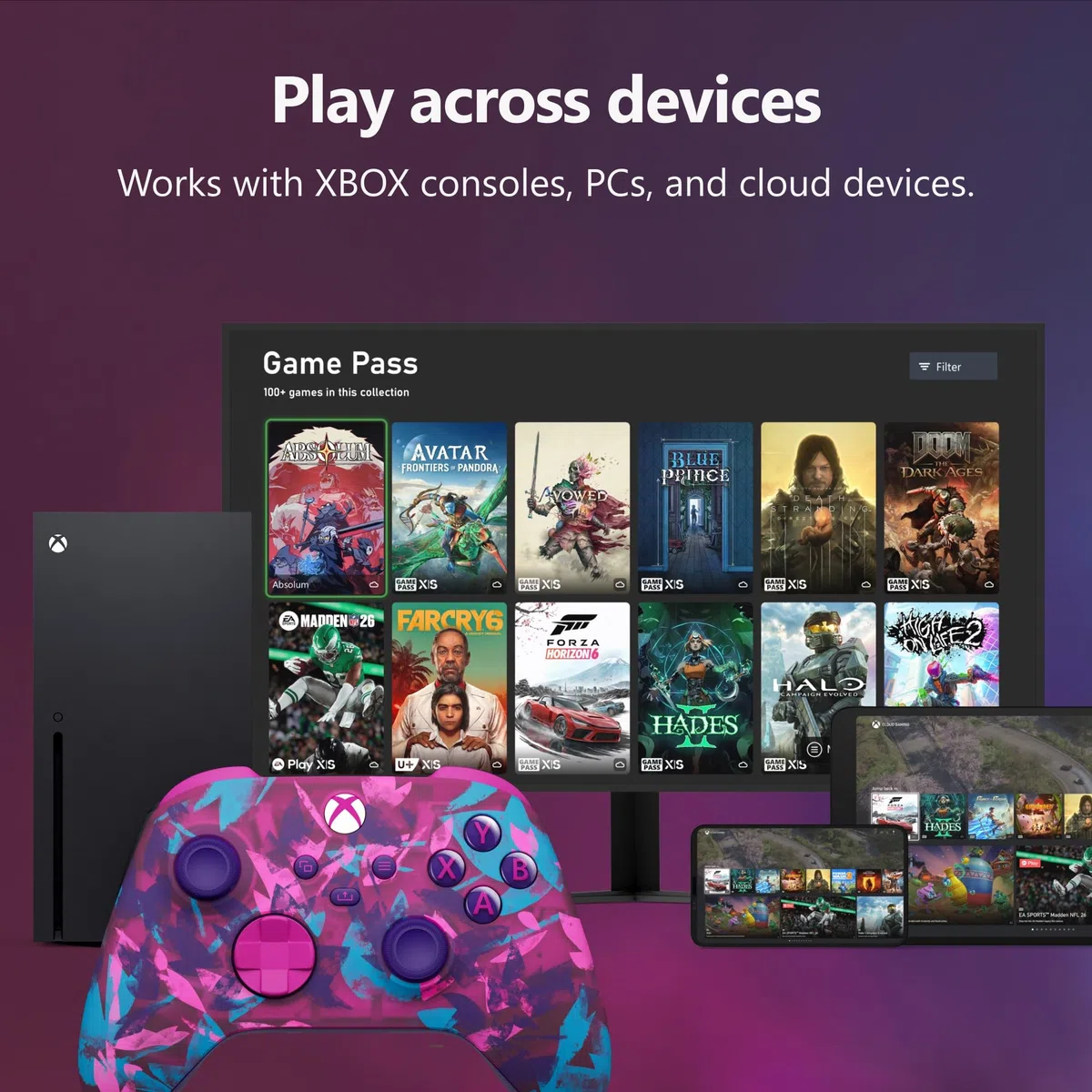 Xbox Wireless Controller Heart Breaker Special Edition - Wireless & Bluetooth Connectivity - New Hybrid D-Pad - New Share Button - Featuring Textured Grip